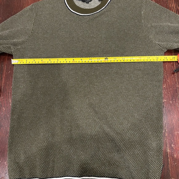 Ted Baker Olive Green printed sweater - Picture 9 of 10